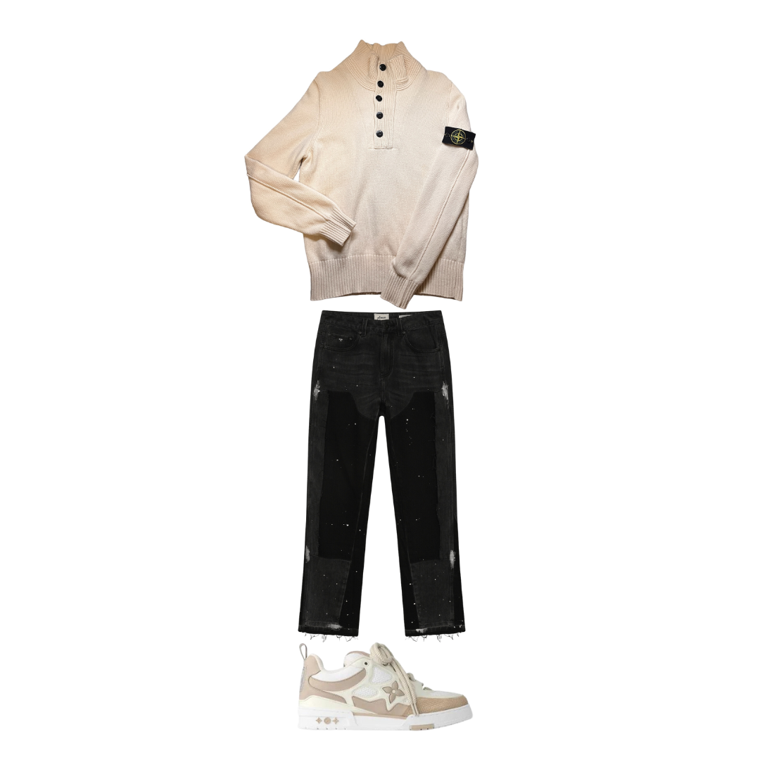 Stone Island kaschmir sweatshirt